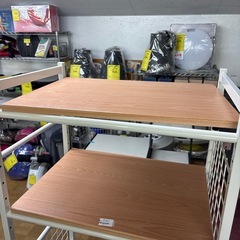 【ジャングル深井店】ラック 白×ナチュラル 収納家具 堺市 深井【FU266】の画像