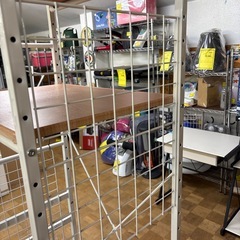 【ジャングル深井店】ラック 白×ナチュラル 収納家具 堺市 深井【FU266】の画像