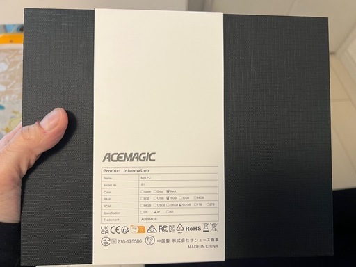 Acemagic S1 ミニPC