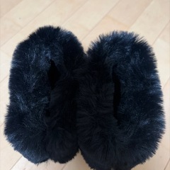 ボア付きショートブーツ Mサイズの画像