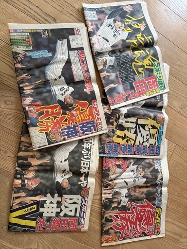 2005阪神優勝　スポーツ新聞