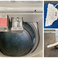 〖倉庫保管品〗 中古 東芝 TOSHIBA 10㎏ 洗濯機 AW-10DP1 ZABOON 2021年製の画像