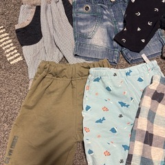 80ｃｍズボン9枚セットの画像