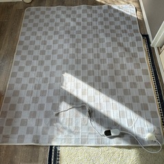 110V電気毛布 温度調整・タイマー機能付きの画像