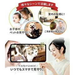 防犯カメラ ペットカメラ 見守りカメラ の画像