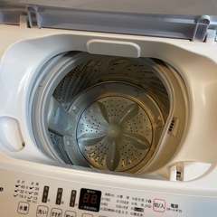 説明書なし Hisense 4.5kg簡易乾燥付洗濯機 HW-E4503 2020年製 中古の画像