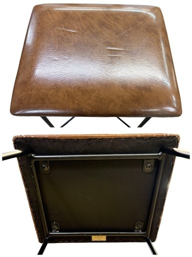 NO.2732【2点セット】Calore カロレ カウンターチェア  ハイスツール  椅子 家具 中古