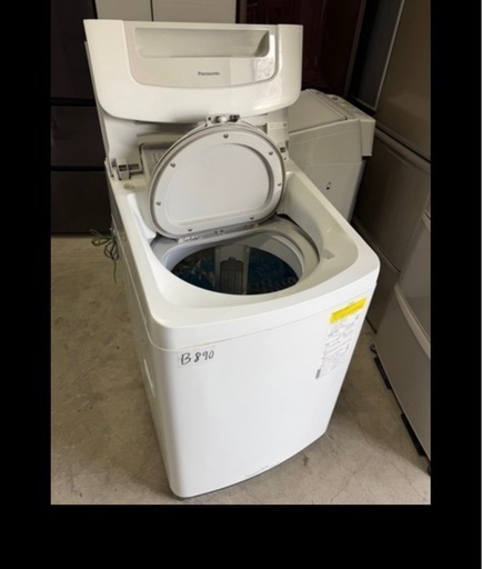 NO B890?福岡市内配送設置無料✨?縦型洗濯乾燥機 シルバー NA-FD80H8-S [洗濯8.0kg /乾燥4.5kg /ヒータ