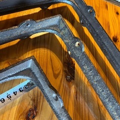 アイアンL字アングル アンティーク調の画像