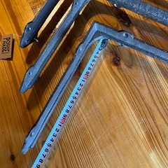 アイアンL字アングル アンティーク調の画像