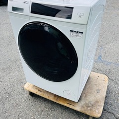 10kg ドラム洗濯乾燥機　2023年製　アクア　aqw-d10p-lの画像