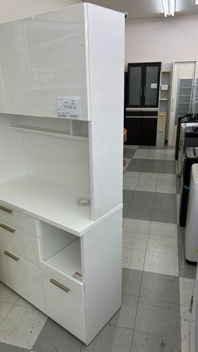 ★リユースのサカイ千葉中央店★  レンジボード ホワイト H191×D42×W100 クリーニング済み TC6767