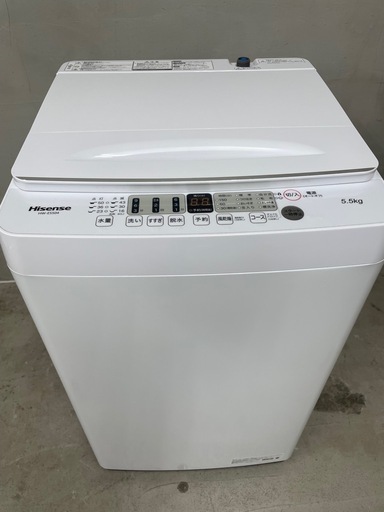 洗濯機　ハイセンス　5.5kg 2021