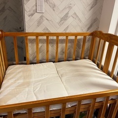 ミニサイズ　ベビーベッドの画像