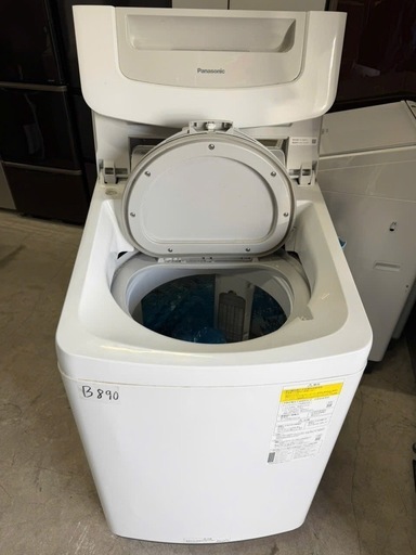 NO B890?福岡市内配送設置無料✨?縦型洗濯乾燥機 シルバー NA-FD80H8-S [洗濯8.0kg /乾燥4.5kg /ヒータ