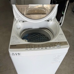 NO B891🌈福岡市内配送設置無料✨🌈全自動洗濯機 グランホワイト AW6GM1-W [洗濯6.0kg /簡易乾燥(送風機能) /上開き]の画像