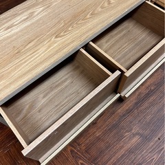 横幅変更可能　木製テレビボード　サイドボード　テレビ台　北欧風の画像