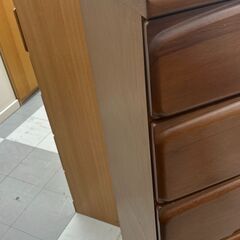 ★リユースのサカイ千葉中央店★  チェスト ブラウン H140×D42×W104 クリーニング済み TC6769の画像