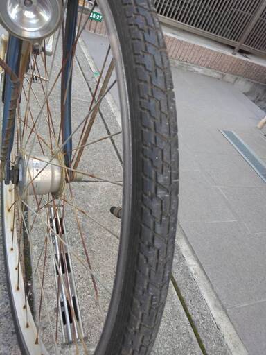 【中古】大日産業　ココナッツ　自転車　軽快車　ブルー　変速なし　26型