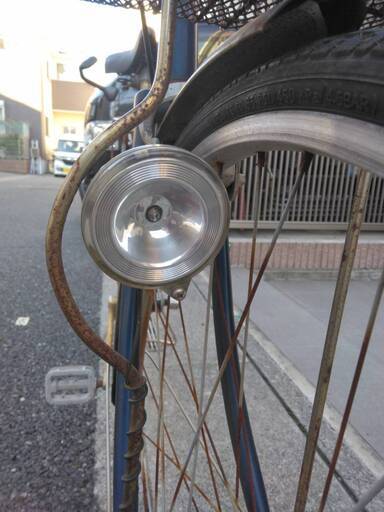 【中古】大日産業　ココナッツ　自転車　軽快車　ブルー　変速なし　26型