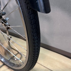 美品✨ ヤマハ電動自転車、バッテリー12.8Ah、前後タイヤは新品に交換済みの画像