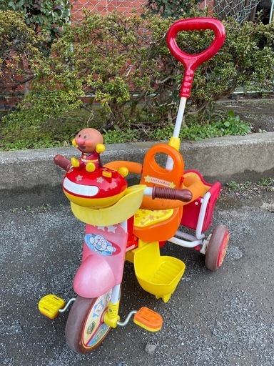 格安！アンパンマン三輪車 (みあ) 本所吾妻橋の三輪車の中古あげます