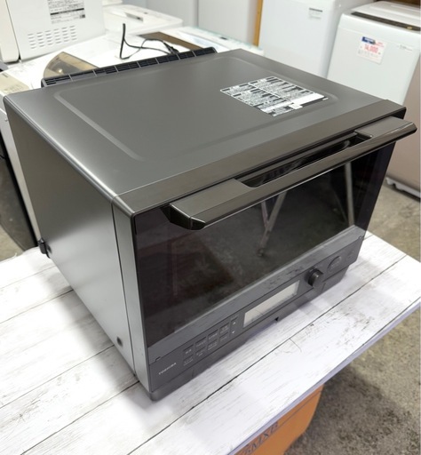 札幌市内配送可 美品 24年製 東芝 TOSHIBA 石窯ドーム 30L 過熱水蒸気オーブンレンジ ER-D100A-H