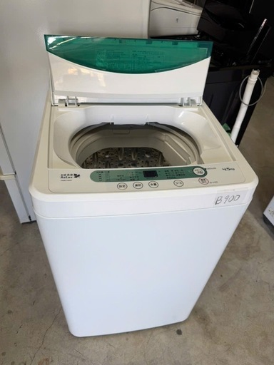NO B900?福岡市内配送設置無料✨?ヤマダ電機オリジナル　全自動電気洗濯機　(4.5kg) HerbRelax YWM-T45A1