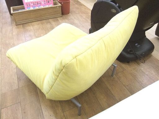 一人掛けリクラニングソファ リーンロゼ カラン イエロー 黄色 ligne roset 中古 札幌市厚別区 厚別店 一人掛けリクラニングソファ リーンロゼ カラン イエロー 黄色 ligne