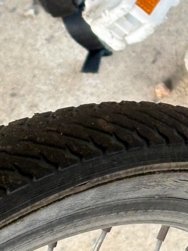 3人乗り自転車 ブラウン チャイルドシート付き