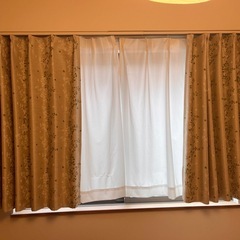 ニトリカーテンセット(レール・レールカバー・遮光・レース)の画像