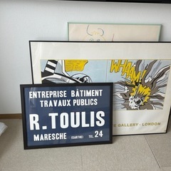 ポスター額入りまとめて３枚の画像