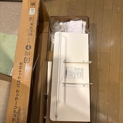 YAMAZEN 突っ張りランドリーラック　バスケット付きの画像