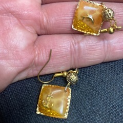 ピアス　メーカー不明　マリンテイスト　モチーフデザイン　フックピアスの画像