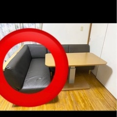 ソファーセット+昇降テーブルの画像