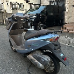 ホンダ Dioチェスタ AF62 実働 セル始動OK バッテリー新品 前カゴ付き 原付スクーター の画像