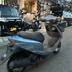 ホンダ Dioチェスタ AF62 実働 セル始動OK バッテリー新品 前カゴ付き 原付スクーター の画像