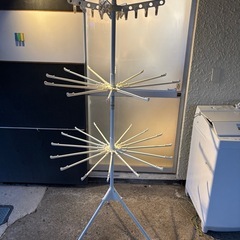 物干し竿ラックの画像
