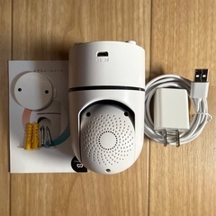 (購入者決まりました)【300万画素・QRコードWIFI接続】COOAU 見守りカメラ ペットカメラ 人体検知 暗視機能 の画像