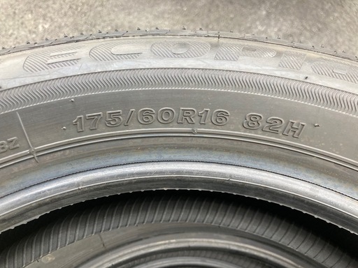 16インチ！エコピア 175/60R16  2025年10週 納車外し 中古 ４本 16インチ！エコピア 175/60R16 2025年10週 納車外し 中古 4本