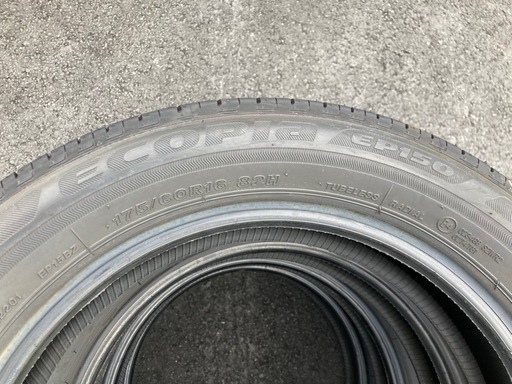 16インチ！エコピア 175/60R16  2025年10週 納車外し 中古 ４本 16インチ！エコピア 175/60R16 2025年10週 納車外し 中古 4本