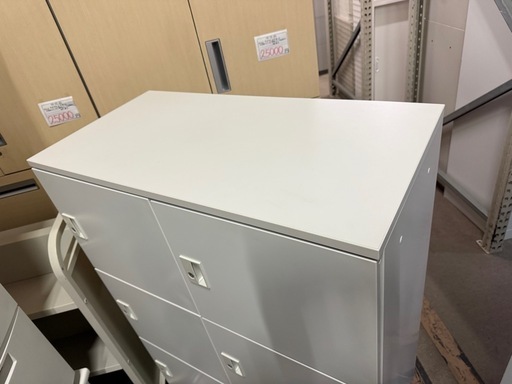 DSK 6人用ロッカー　天板 鍵付き　幅90 奥45 高さ121cm　L945-11PLS-W　ダイシン工業　2021年