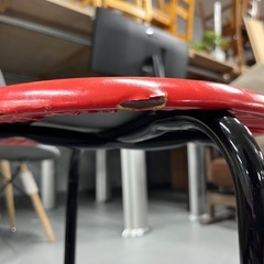 【🤩特価‼️】赤丸椅子二脚の画像