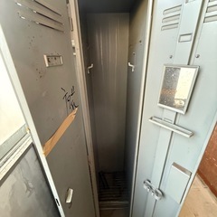 1971年製 itoki イトーキ 2人用スチールロッカー 昭和レトロ ヴィンテージ 更衣ロッカーの画像