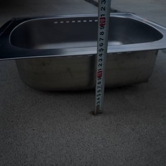 手洗器　　　洗面器　ステンレスの画像