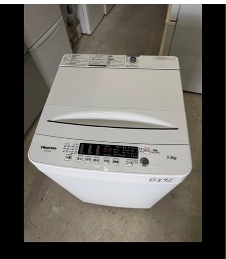 NO B892?福岡市内配送設置無料✨?ハイセンス 洗濯機 5.5kg 1-2人用 