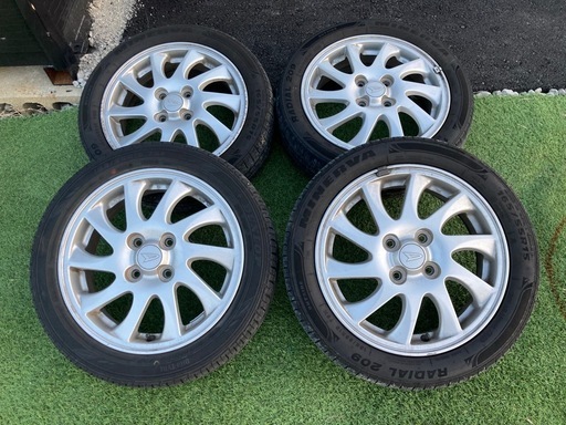 15インチ！タントカスタム純正 165/55R15 中古４本