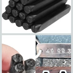 HFS(R) 打刻印 刻印セット 革 DIY レザークラフト工具　レザーパンチ　レザークラフト　手芸　の画像