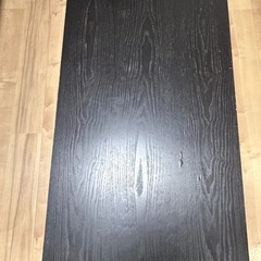  【引取限定・3000円】がっしり木製ローテーブル（幅120cm）重厚感あり！の画像