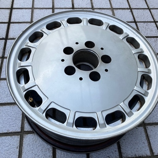 メルセデスベンツ Mercedes-Benz W126純正 6.5j/+21.5 ハブ約67㎜ PCD112 1264004102 1本 中古 Sクラス
